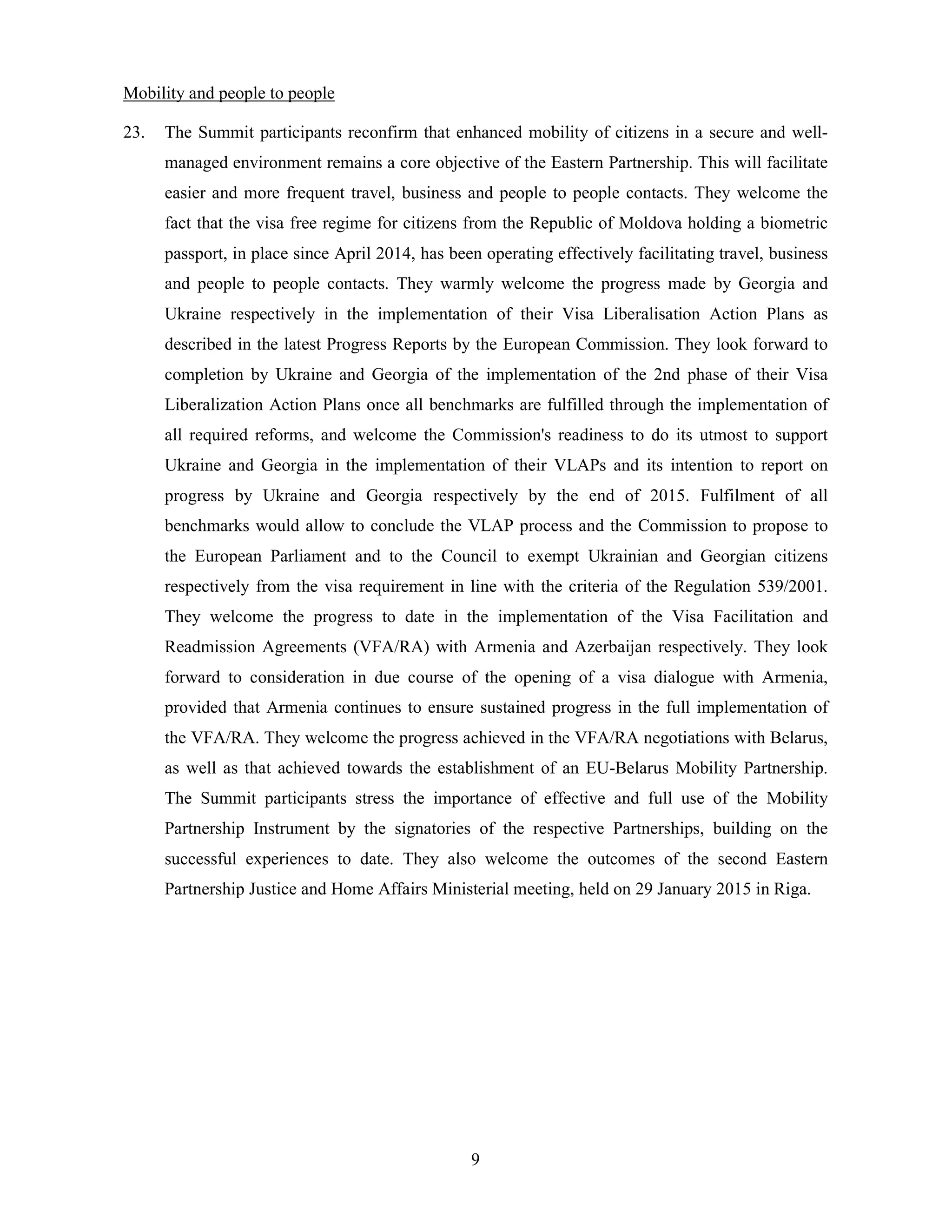 Riga declaration 220515 final | PDF