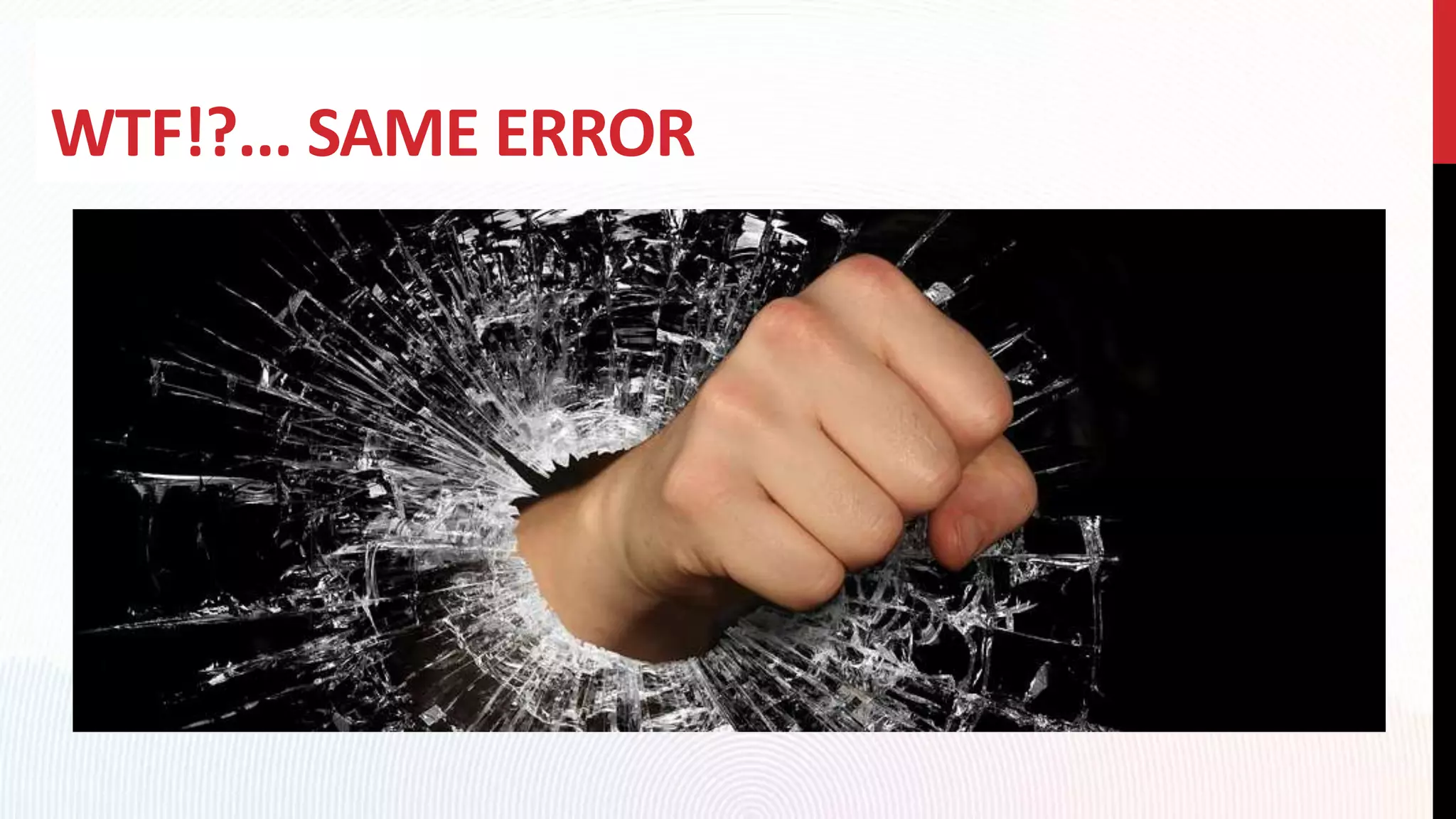 WTF!?... SAME ERROR
 
