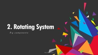 2. Rotating System
R i g c o m p o n e n t s
Eng. Elsayed AmerEng. Elsayed Amer
 