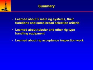 What Is A Rig Class Rig Equipment Maintenance & Inspection.ppt
