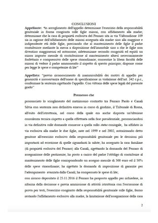 UNA SENTENZA ancora .. CONTINUANO