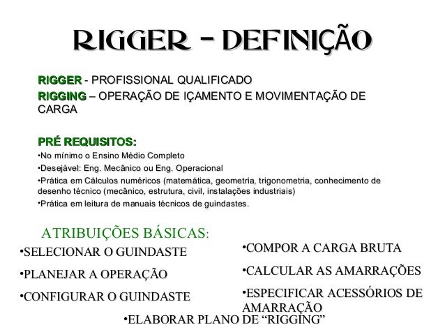 Plano de curso técnico em segurança do trabalho