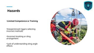 Rigging and slinging safety hazards and precaution.pptx