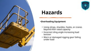 Rigging and slinging safety hazards and precaution.pptx