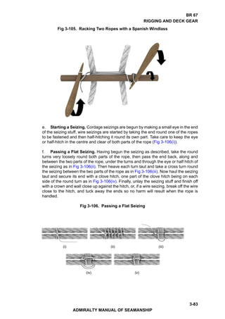Round Seizing Rope Rigging and deck gear | PDF