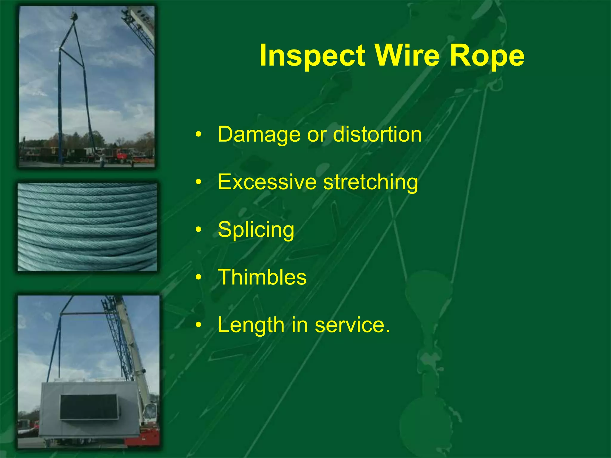 Wire Rope Distorting Rigging and Hoisting PP.ppt