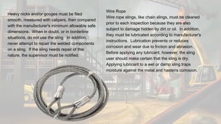 Hoist Cable Nicks And Gouges Comprehensive Safety and Operational Guidelines for Rigging in ...