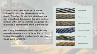 Wire Rope Pitting Comprehensive Safety and Operational Guidelines for Rigging in ...