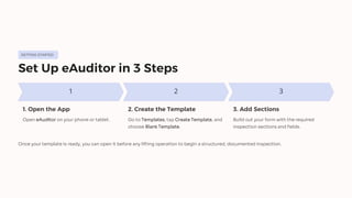 Rigging Inspection Form with eAuditor Audits and inspections | PDF