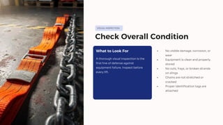 Rigging Inspection Form with eAuditor Audits and inspections | PDF