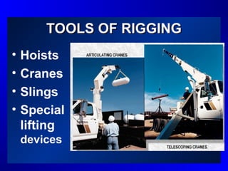 Basic Rigging Hoist Basic Rigging Program Training for steel industry.ppt