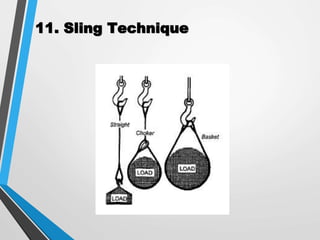 11. Sling Technique
 