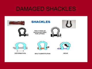 DAMAGED SHACKLES
 