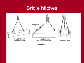 Bridle hitches
 