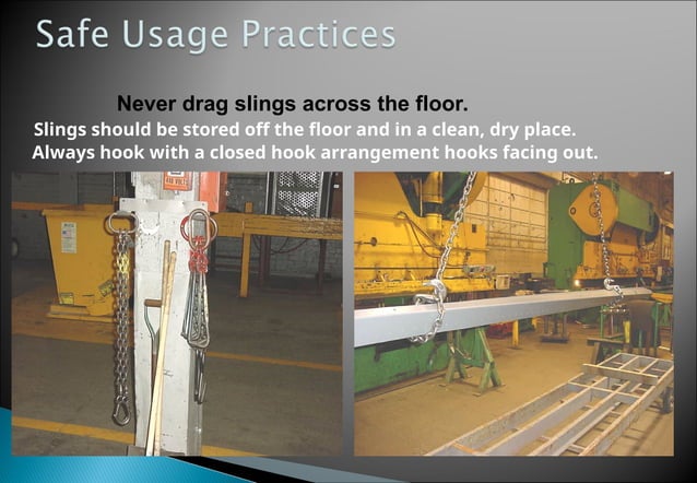 Rigging Safety (Webbing, Wire Rope Sling) | PPT