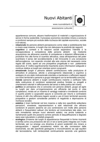 Righetto.Carta dell'Abitante