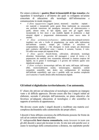 Righetto.Essere digitali non Computercentrici