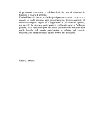 Righetto.Essere digitali non Computercentrici