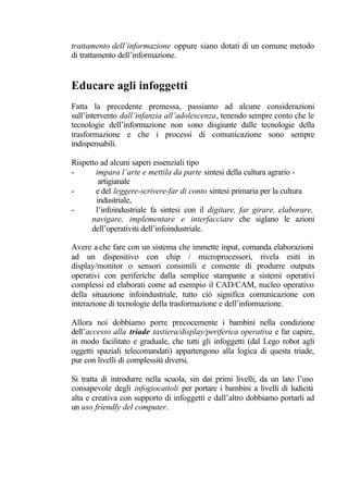 Righetto.Essere digitali non Computercentrici