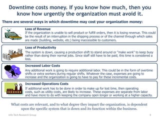 All DR scoping projects are comprised of three phases, move through these phases in a timely manner to reduce the time spent on planning your DR capability:Determine the current DR capability which IT can provideKnow what DR capabilities the business wantsAlign the business’ and IT’s DR priorities
