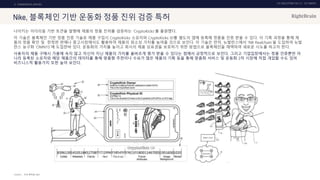 UX DISCOVERY NO.10 UX TREND
SOURCE :
2. COMMERCIAL SERVICE
Nike, 블록체인 기반 운동화 정품 진위 검증 특허
나이키는 이더리움 기반 토큰을 발행해 제품의 정품 진위를 검증하는 ‘CryptoKicks’를 출원했다.
이 기술은 블록체인 기반 정품 인증 기술로 제품 구입시 CryptoKicks 소유자와 CryptoKicks ID를 별도의 앱에 등록해 정품을 인증 받을 수 있다. 이 기록 과정을 통해 제
품의 정품 확인 및 한정판 판매나 중고시장에서도 활용하여 제품의 희소성 가치를 높여줄 것으로 보인다. 이 기술은 먼저, 뉴발란스에서 ‘NB Realchain’을 도입하여 뉴발
란스 농구화 ‘OMN1S’에 도입한바 있다. 운동화의 가치를 높이고 회사의 제품 상표권을 보호하기 위한 방법으로 블록체인을 채택하여 새로운 시도를 하고자 한다.
사용자의 제품 구매시 가품에 속지 않고 자신이 지닌 제품의 가치를 올바르게 평가 받을 수 있다는 점에서 긍정적으로 보인다. 그리고 기업입장에서는 정품 인증뿐만 아
니라 등록된 소유자와 해당 제품간의 데이터를 통해 맞춤형 추천이나 수요가 많은 제품의 기획 등을 통해 맞춤화 서비스 및 운동화 2차 시장에 직접 개입할 수도 있어
비즈니스적 활용가치 또한 높아 보인다.
미국 특허청, NIKE
 