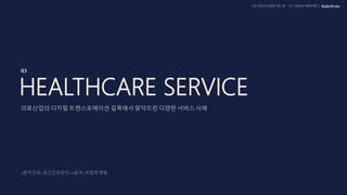 UX DISCOVERY NO.10 UX TREND REPORT
03
HEALTHCARE SERVICE
 