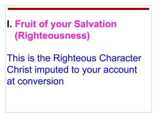 Righteous Character | PPT