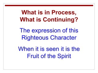 Righteous Character | PPT