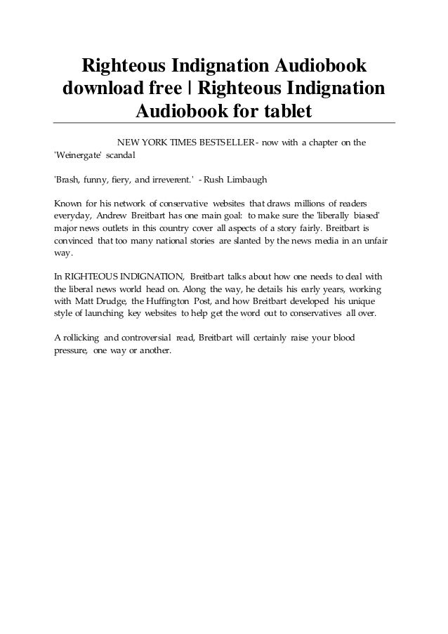 Righteous Indignation Audiobook Download Free Righteous Indignation