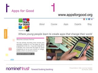 Apps for Goodwww.appsforgood.org