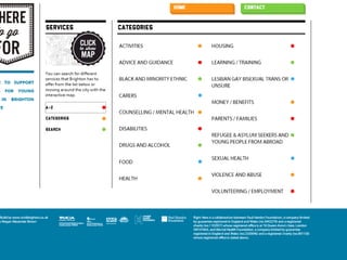 Screenshots of the website (3 or 4)
 (particularly mental health pages)
 