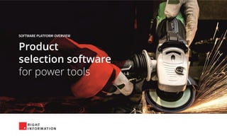 Product
selection software
for power tools
 