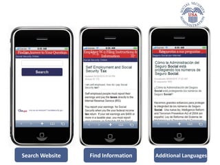 Search Website   Find Information   Additional Languages
 