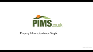 Music by Bensound.
Property InformationMade Simple
 