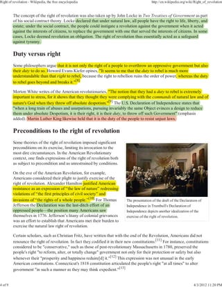 how did the declaration of independence justified independence