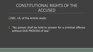 Right of the accused | PPTX