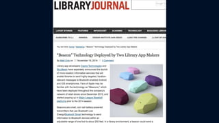 Emerging Technologies in Libraries