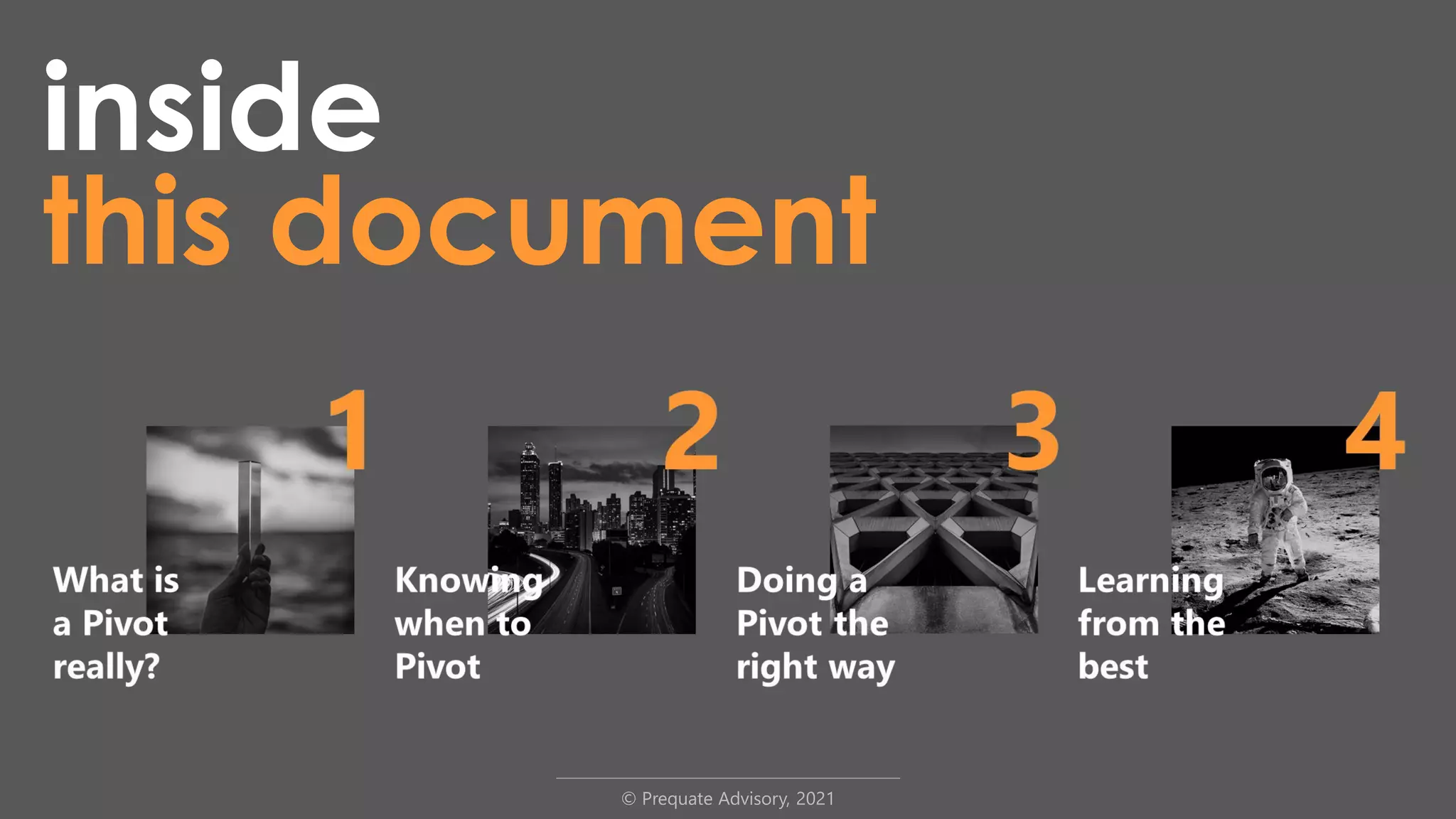 this document
inside
© Prequate Advisory, 2021
 