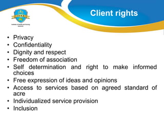 Rights & Responsibilities In Aged Care