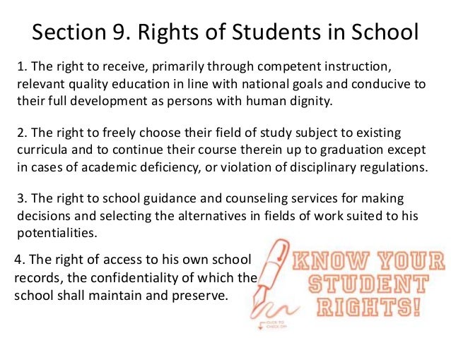 essay on rights and duties of a student