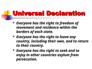 What are all the Rights of the human.ppt