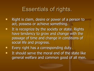 Rights and duties of a citizen | PPT