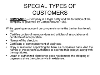 Rights and obligations of banker | PPT