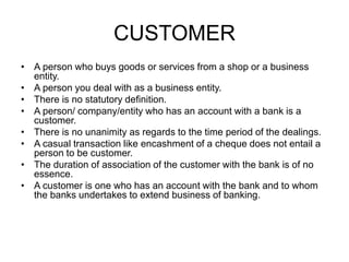 Rights and obligations of banker | PPT