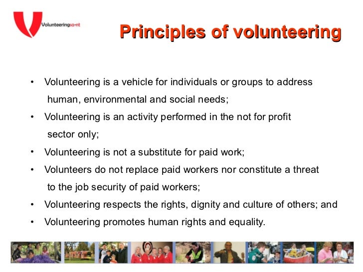 Volunteering Rights and responsibilities with audience contributio…