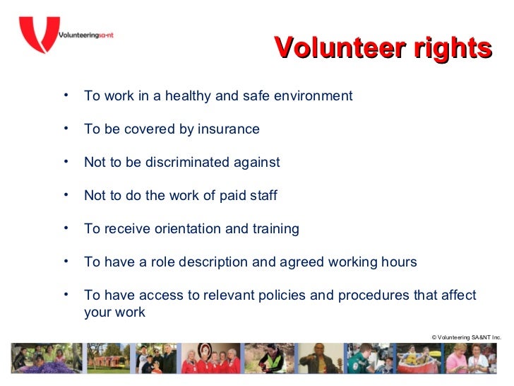 Volunteering Rights and responsibilities with audience contributio…