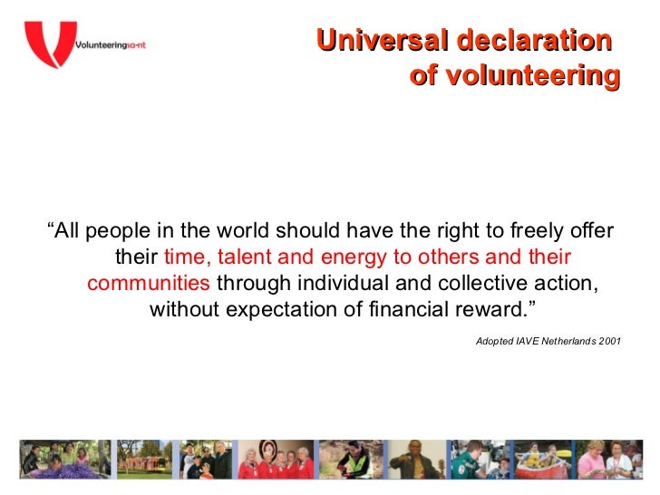 Volunteering Rights and responsibilities with audience contributio…