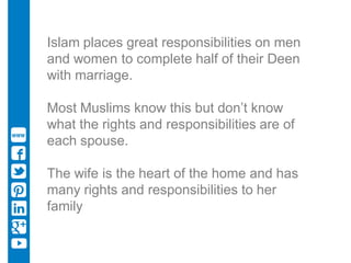 Rights and responsibilities of Wife - The heart of the home | PDF