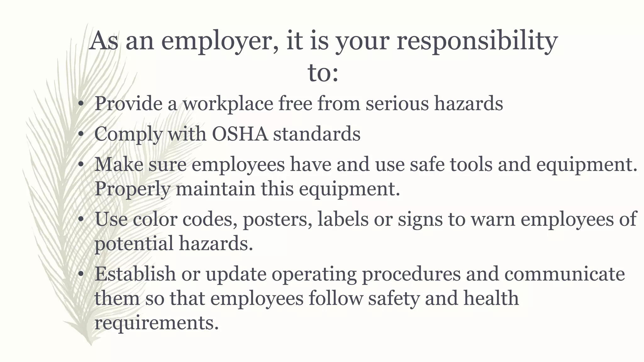 Rights and Responsibility of a Worker | PPTX