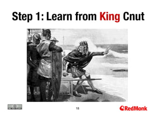 Step 1: Learn from King Cnut




             18
 